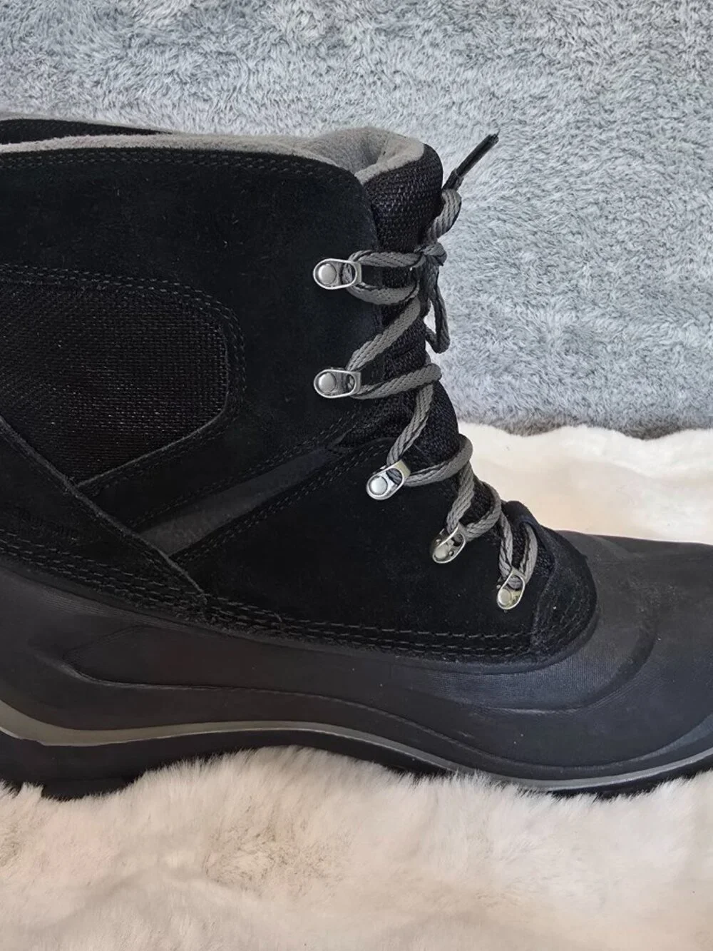 Sorel Buxton Lace Snow / Duck Boot Black Quarry Men's Size 11 NEW NM2737-010